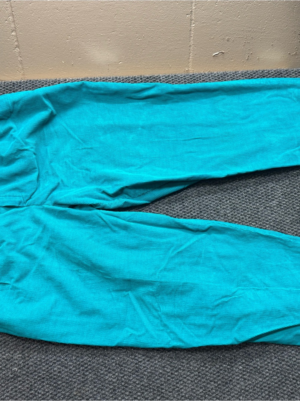 Vintage corduroy teal pants!